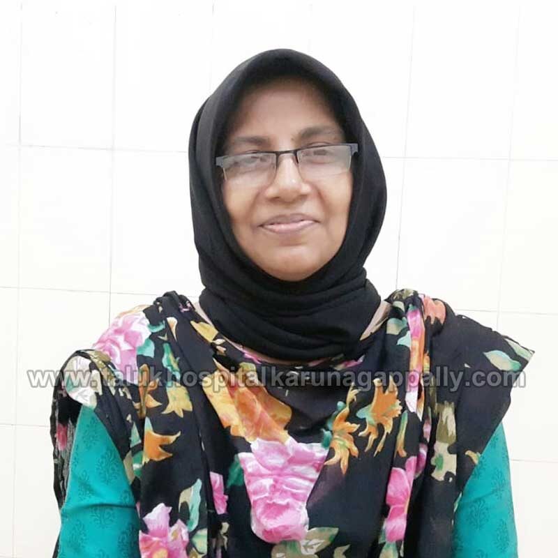 taluk_hospital_karunagappally_doctor_saleena_beevi_dermatology